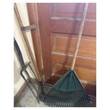 Rake, tile spade, misc