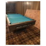 Pool table with accessories