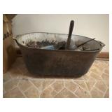 Cast iron boiler with misc primitive tools