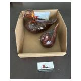 Ceramic duck and bird decor