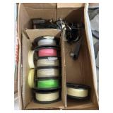 Vintage fishing reels and line