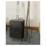Camp fire cooking utensils