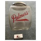 Palmers glass countertop jar