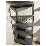 Metal shelving unit
