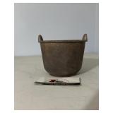 Cast iron smelting pot