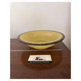 MCM yellow bowl