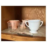 Shot glasses and mugs