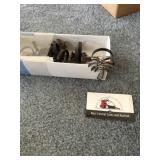 Metal palm tree napkin rings
