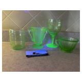 Uranium glasses