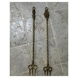 Brass toasting forks