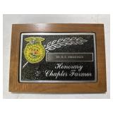 FFA Plaque