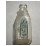 Spencer, IA glass milk bottle