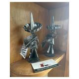 Metal folk art decor