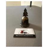 Brass Christmas tree bell