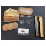 Vintage Glasses and razor