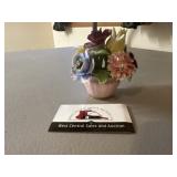 Ceramic floral decor
