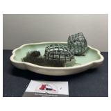 Platter and Flower frogs