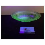 Floral Uranium Dish