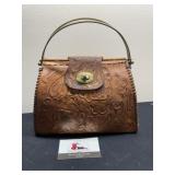 Vintage Leather Clutch Purse