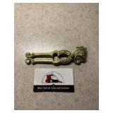 Brass rooster nut cracker