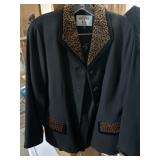 Leopard lined size 10p suit