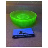 Uranium saucer plates