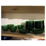 Green glassware