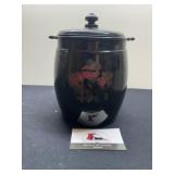 Glass Painted canister