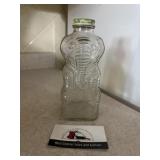 Glass elephant bank