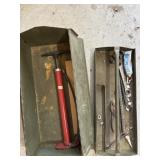 Vintage metal tool box