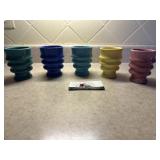 Metlox Poppytrail ceramic glasses