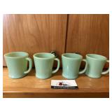 Fire King Jadeite mugs