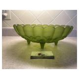 Footed serving bowl