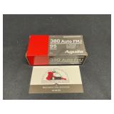 Aguila 380 Auto FMJ QTY 50