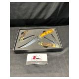 Whitetail Cutlery Knife Set. No lid