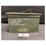Empty Metal Ammo box
