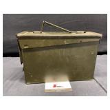 Empty Metal Ammo Box