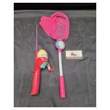 Kids Shakespeare Fishing Rod and Net