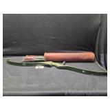 Bear Archery Bow and Quiver of Arrows