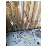 Metal star approximately 33 inches across