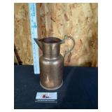 Decorative copper pitcher