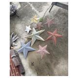 Eight metal stars
