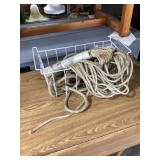 Wire basket of rope, unknown length