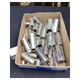 Standard metric deep, well sockets 3/8 drive and