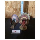 Metal turkeys