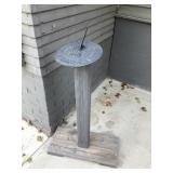 Sundial approximately 38 inches tall