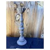 Wooden candle holder
