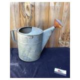 Galvanized water pitcher