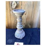 Wooden candle holder