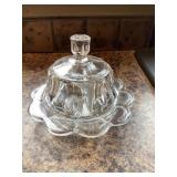 Covered butter dish